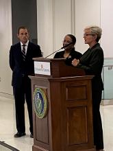 DOE Secretary Jennifer Granholm Visits UVA Chemistry to Announce Clean Energy Initiates
